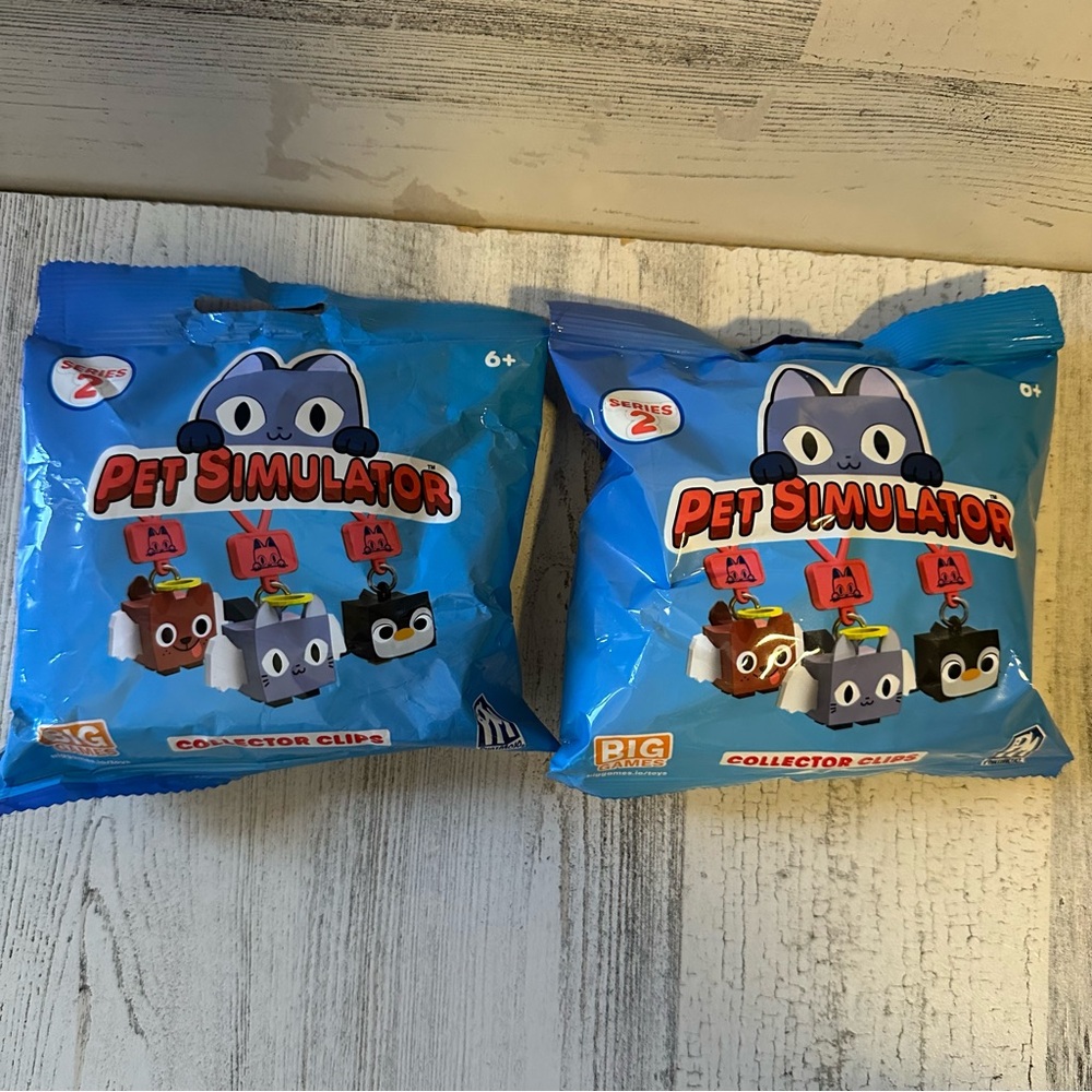 2 Pet Simulator Collector Clips Blind Bags Series 2 NEW